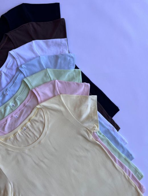 Remera Basica Algodon C/R