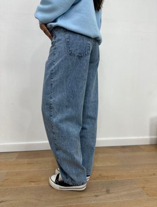 Baggy celeste 