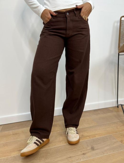 Baggy regulable chocolate