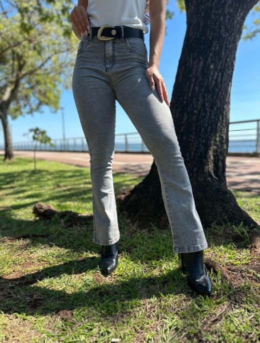 Oxford elastizado gris