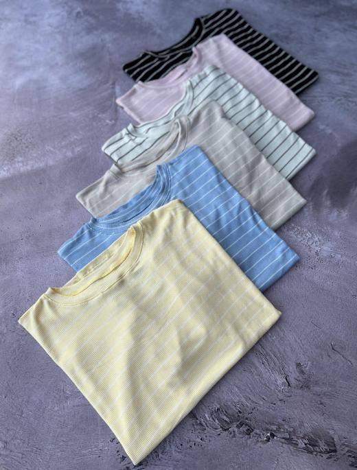 Remera raya morley amplia