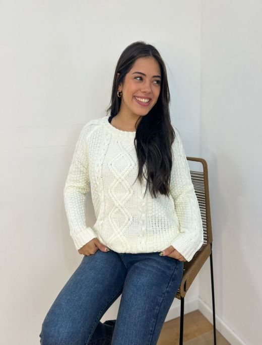Sweater importado Trenza