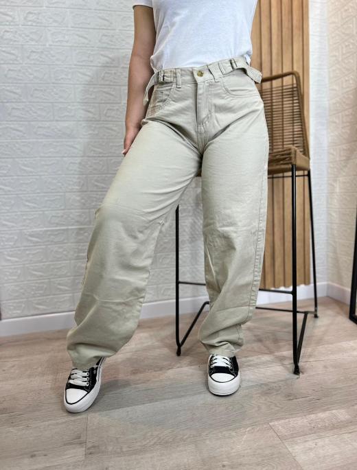 Baggy regulable beige