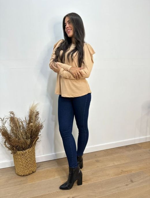 jeans chupin azul