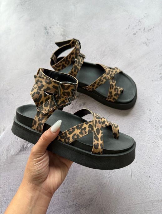 Sandalia Monaco Animal Print