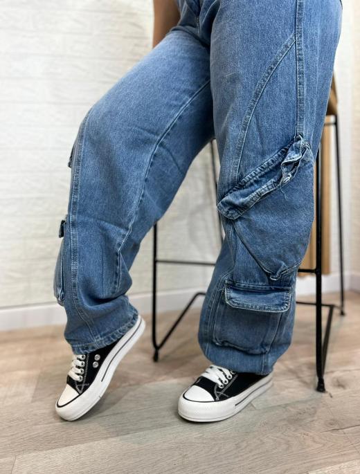 Baggy multicargo azul