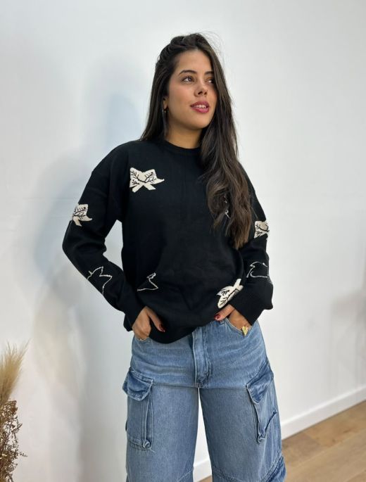 sweater importado almendra