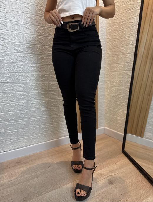 Jean chupin Elastizado negro