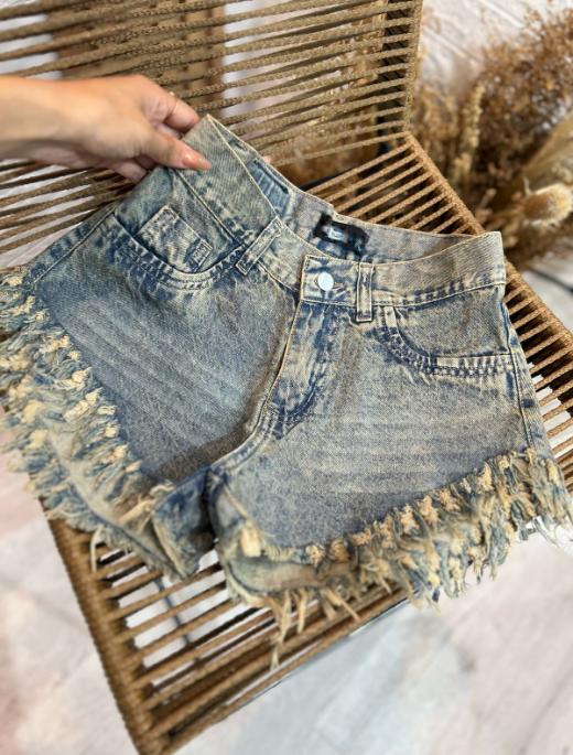 Short fleco playero oxido