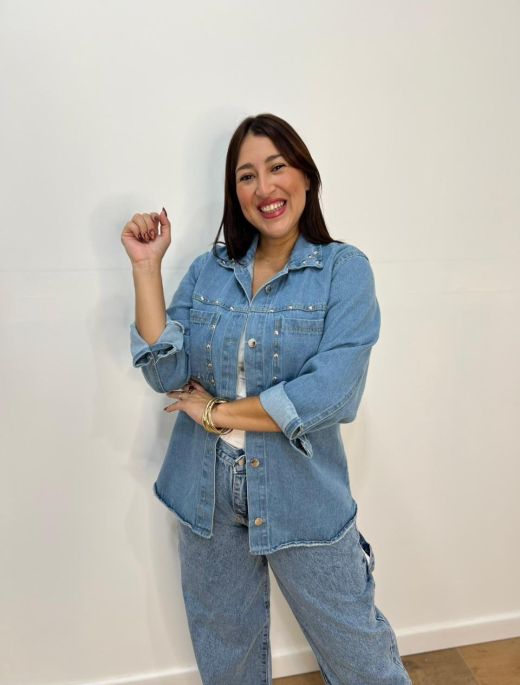Camisaco jean tacha