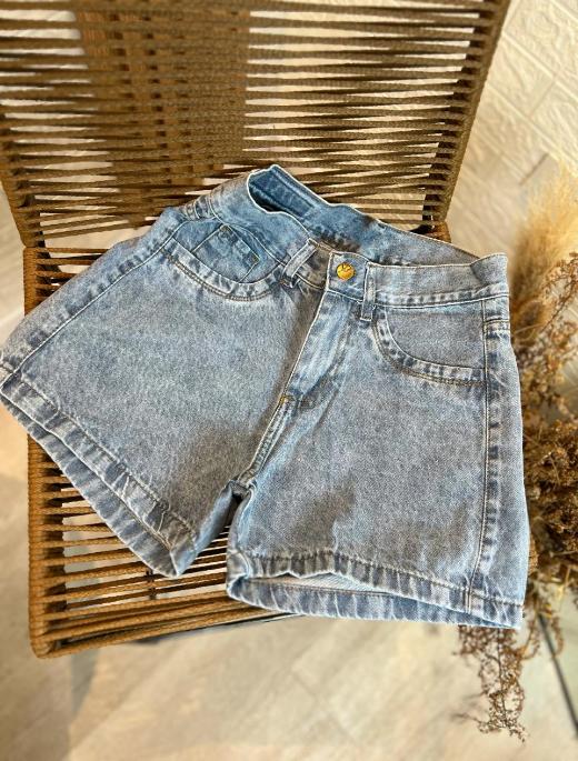 Short mom celeste clasico 