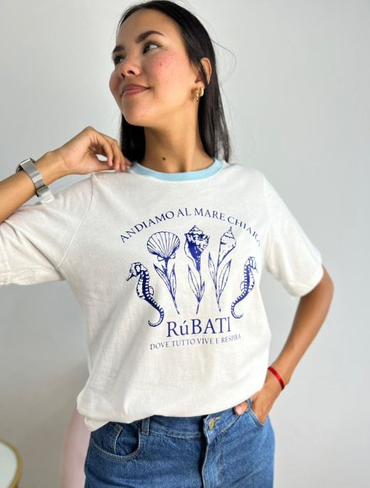 Remera estampa andiamo