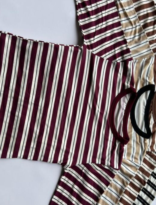 Reme manga larga rayada